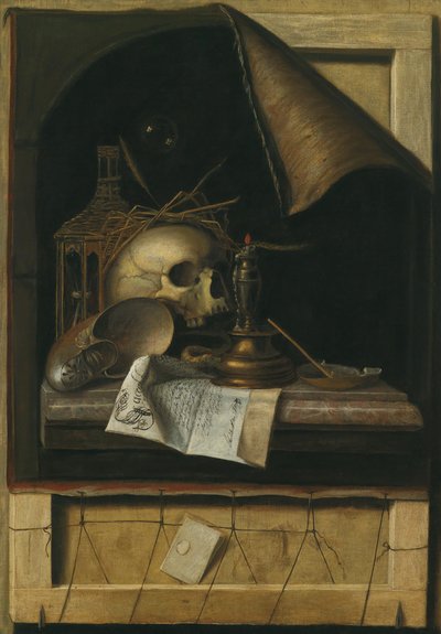 Nature morte de vanité - Cornelis Norbertus Gysbrechts